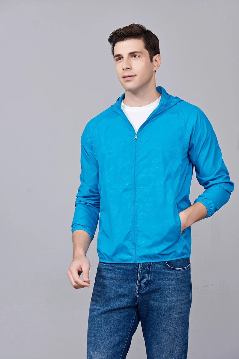 Unisex Waterproof Hiking Jacket – Quick-Dry Outdoor Windbreaker